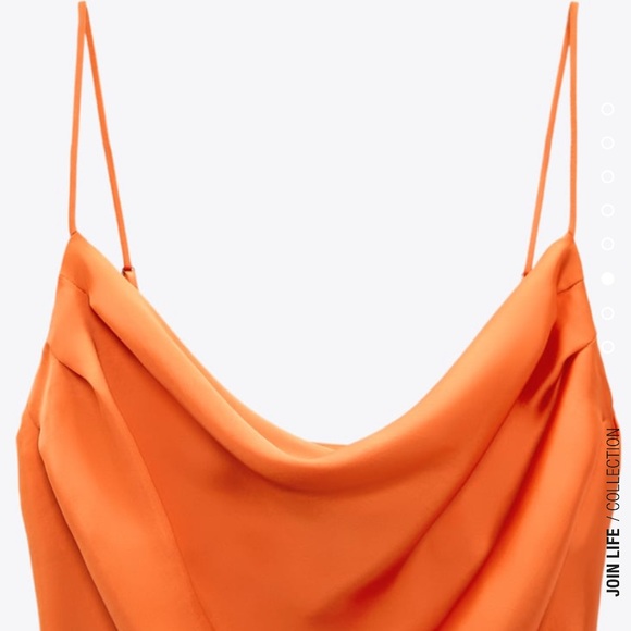 Drap satin dress - Picture 2 of 4